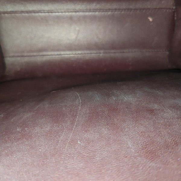 The Clip Calfskin Red