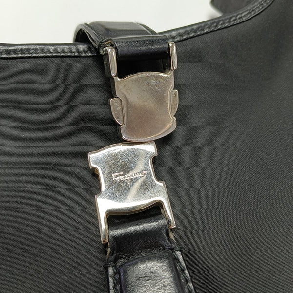 Nylon Shoulder Bag Black
