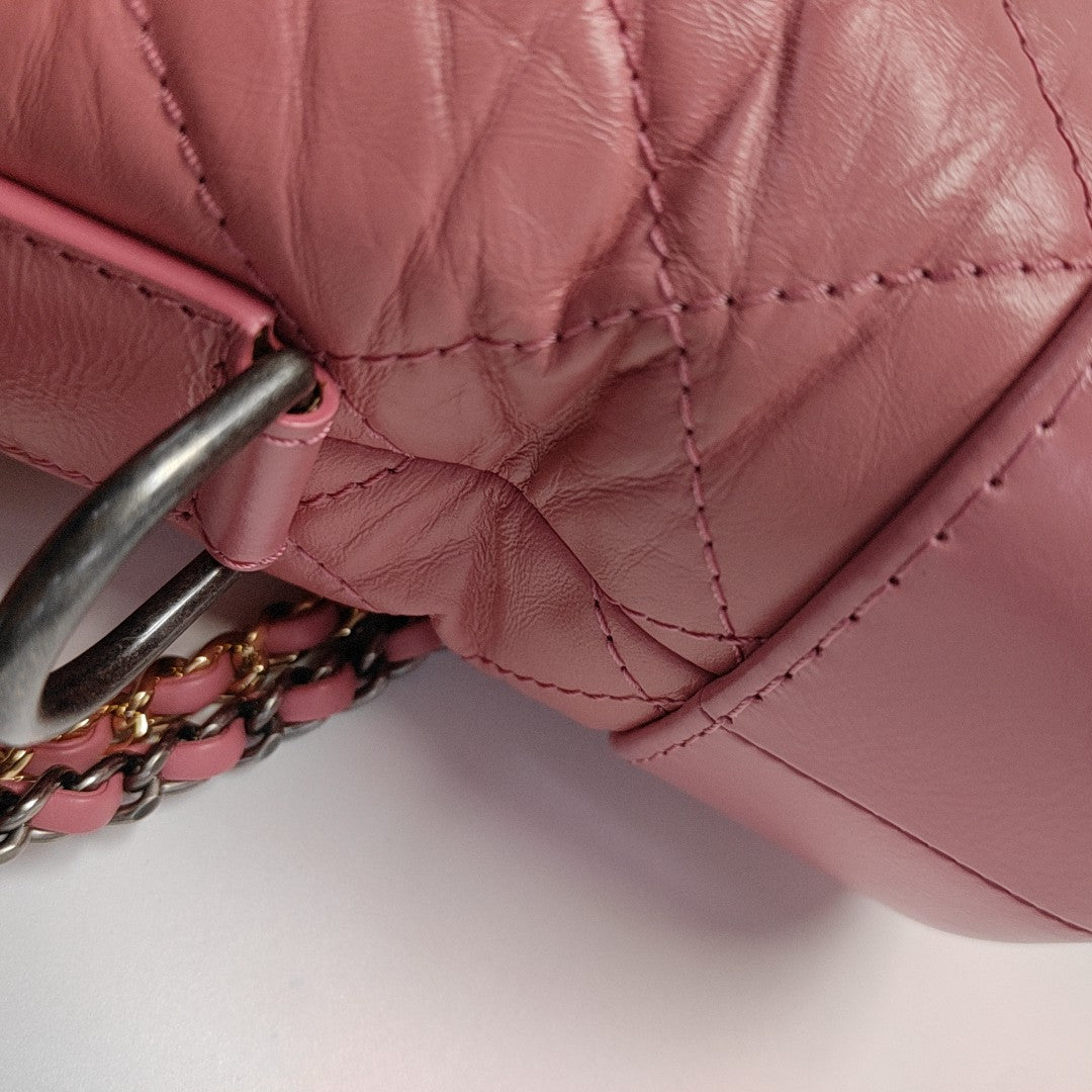 GABRIELLE Small Quilted Calfskin Red