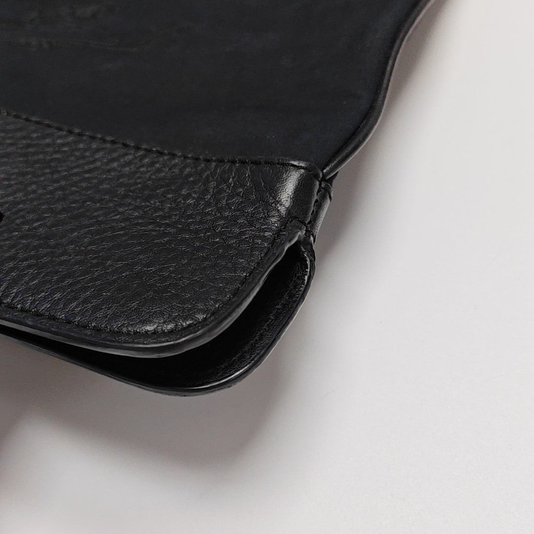 Canvas Top Handle Bag Black