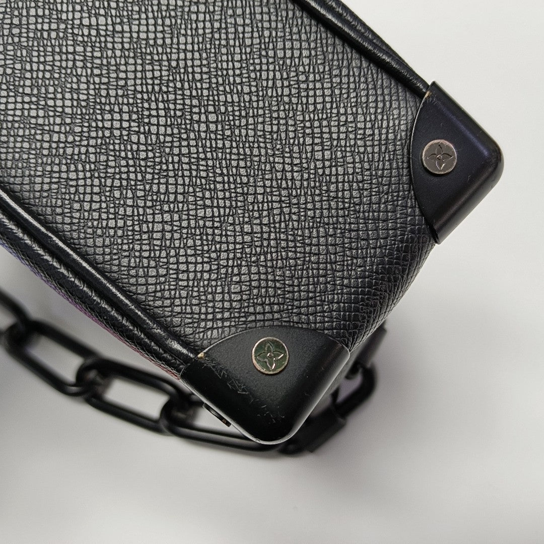 SOFT TRUNK Mini Calfskin Black
