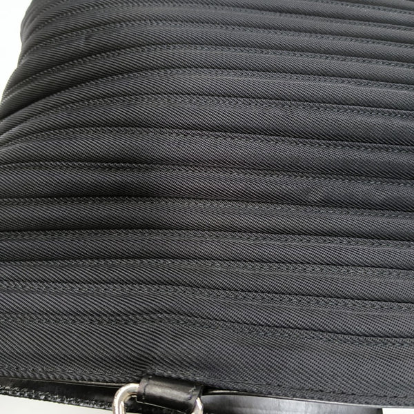 Fabric Shoulder Bag Black