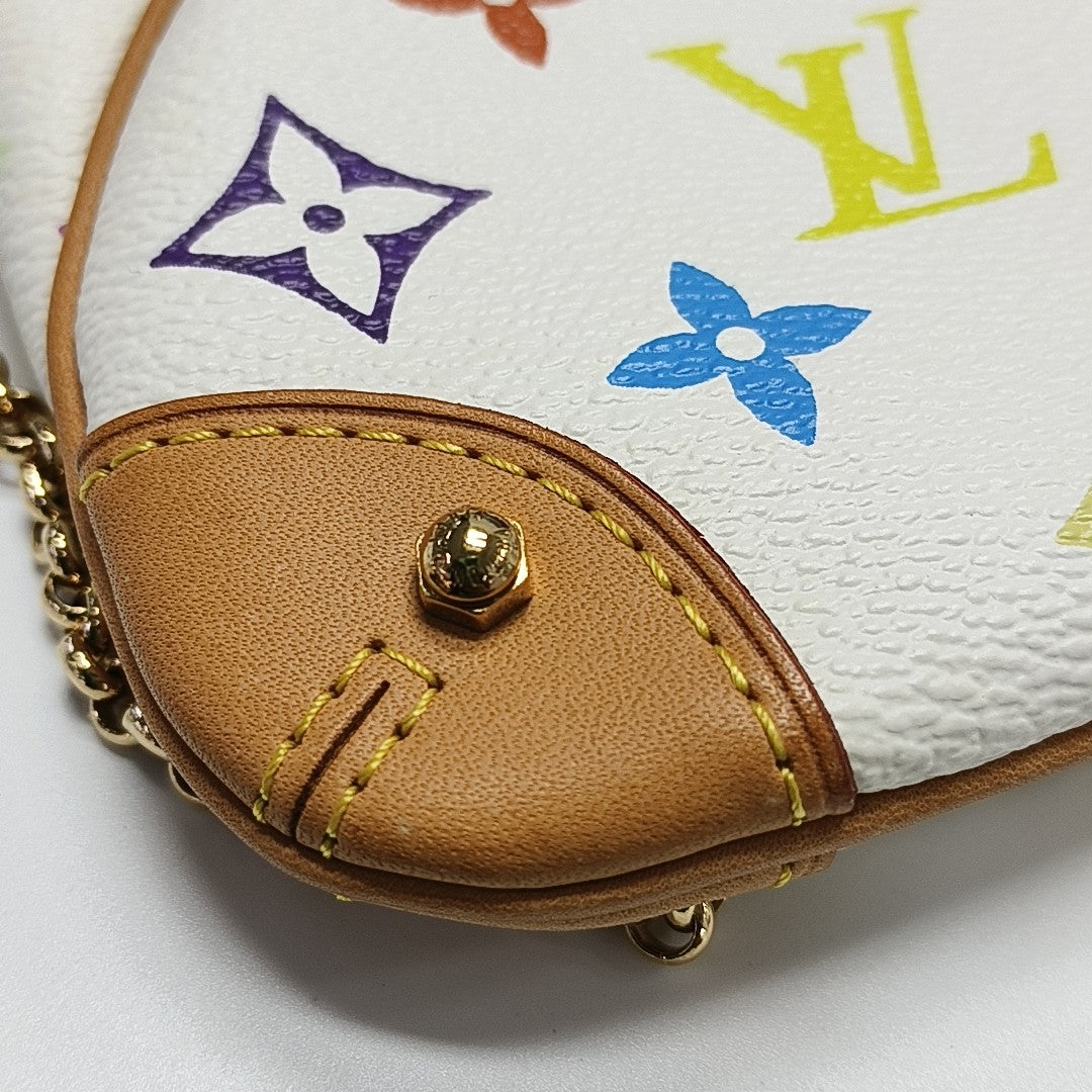 LV × TM VINTAGE MILLA Monogram Coated Canvas White
