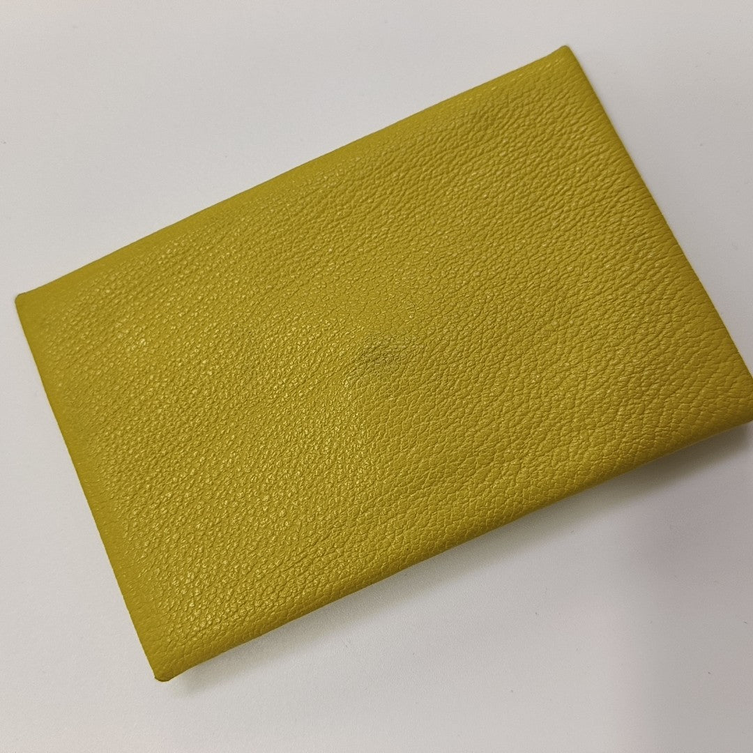 Calvi Chèvre Mysore Yellow Card Holder