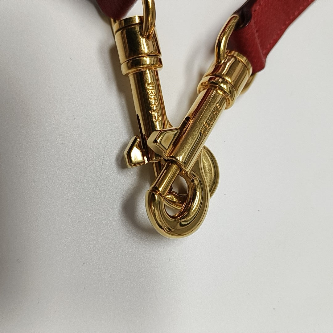 BELT Micro Calfskin Red