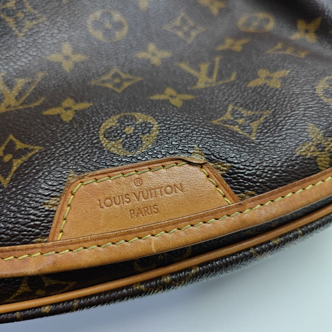 MENILMONTANT MM Monogram Coated Canvas Brown