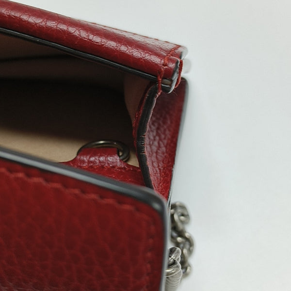 Dionysus Super Mini Calfskin Red