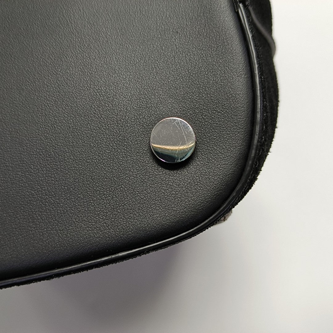 Suede Shoulder Bag Black