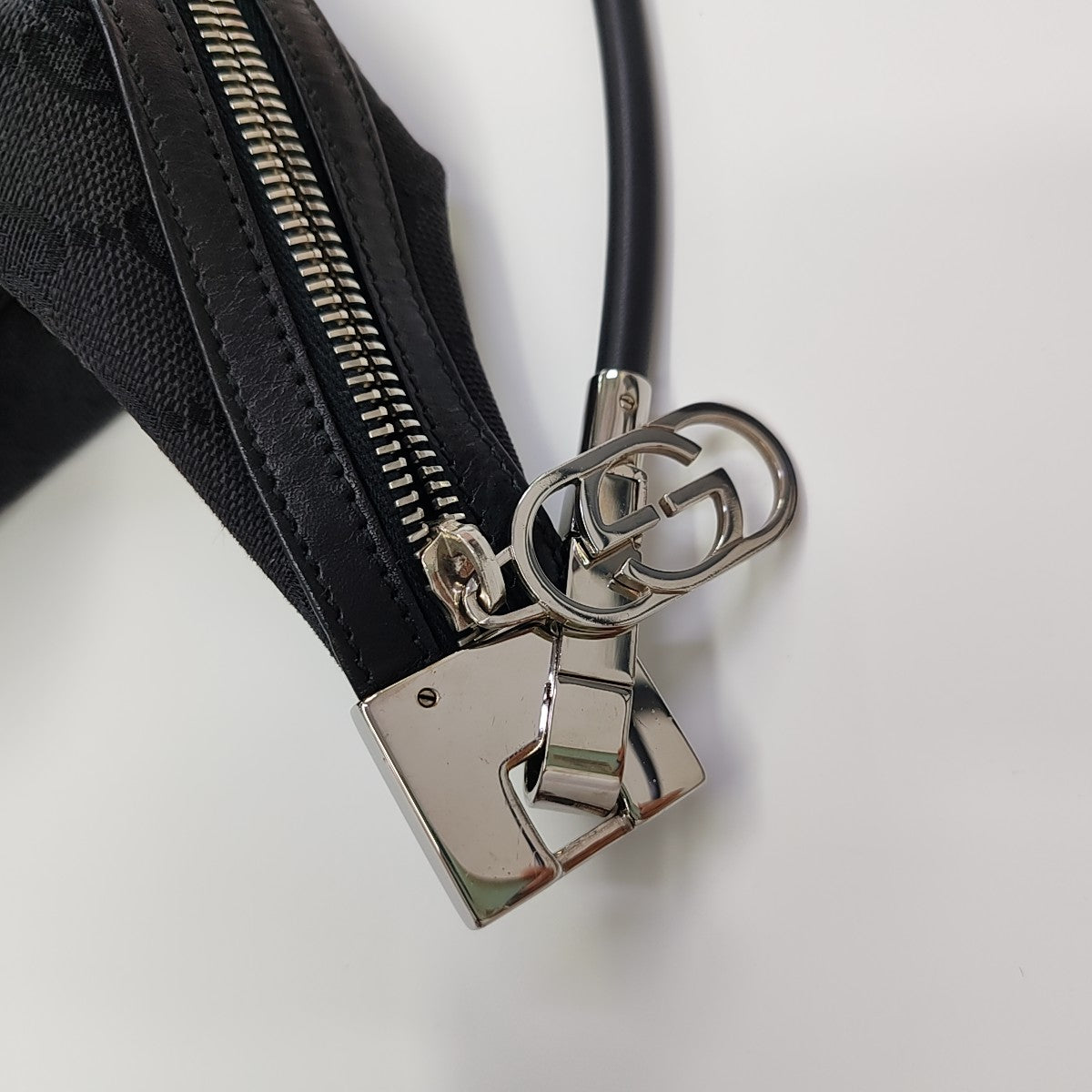 Monogram Canvas Top Handle Bag Black