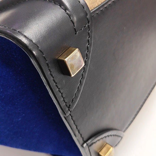 Authenticated pre-owned  LUGGAGE Micro Calfskin Multicolor - Tote Bag at Looply