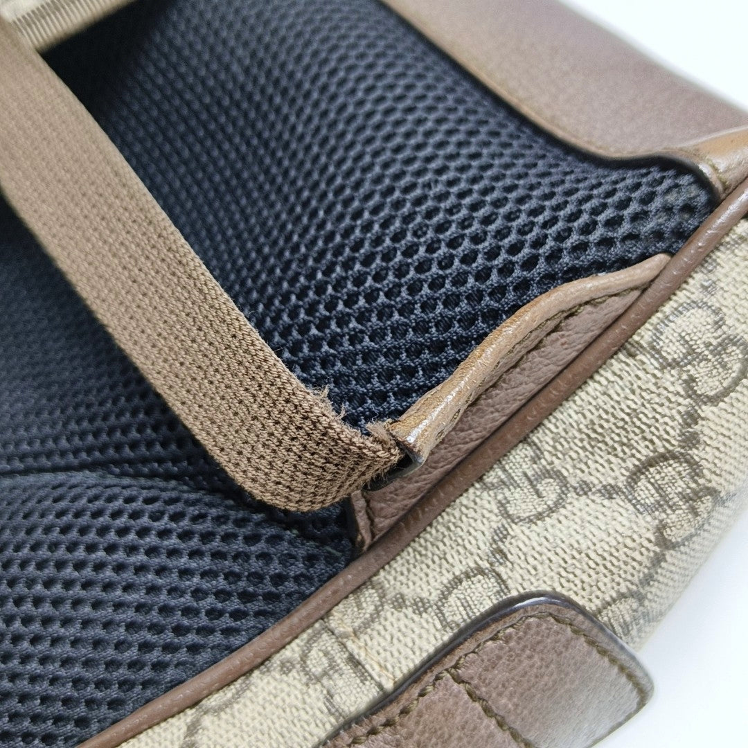 Ophidia Monogram Coated Canvas Beige