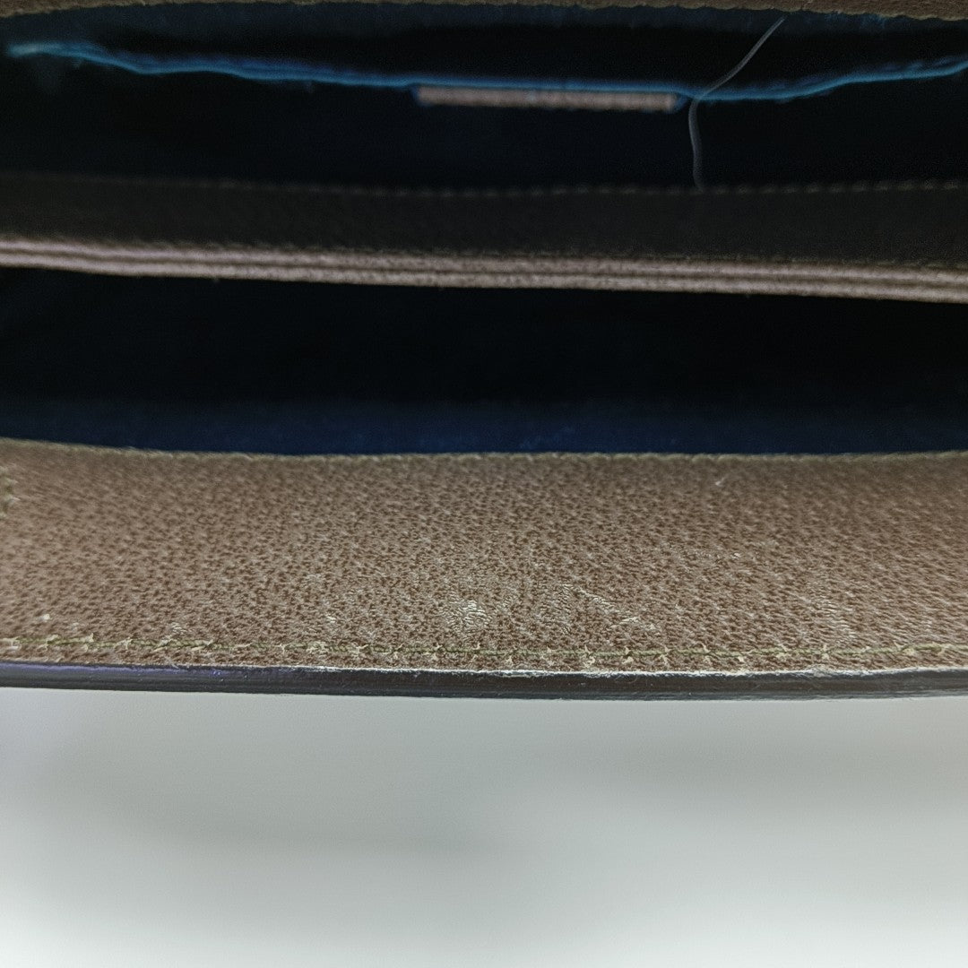 Ophidia Small Monogram Lona Revestida Beige