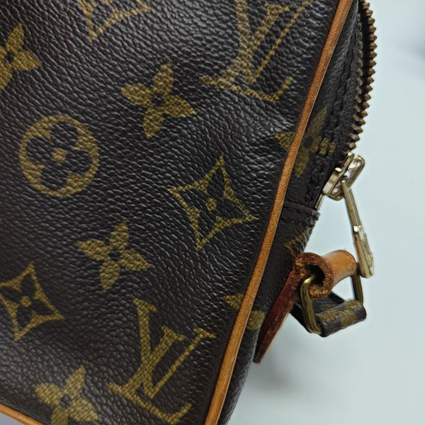 AMAZON Monogram Coated Canvas Brown
