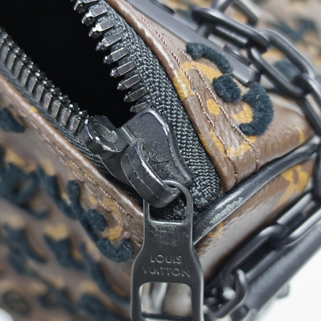 KEEPALL 50 Lona recubierta Monogram Marrón