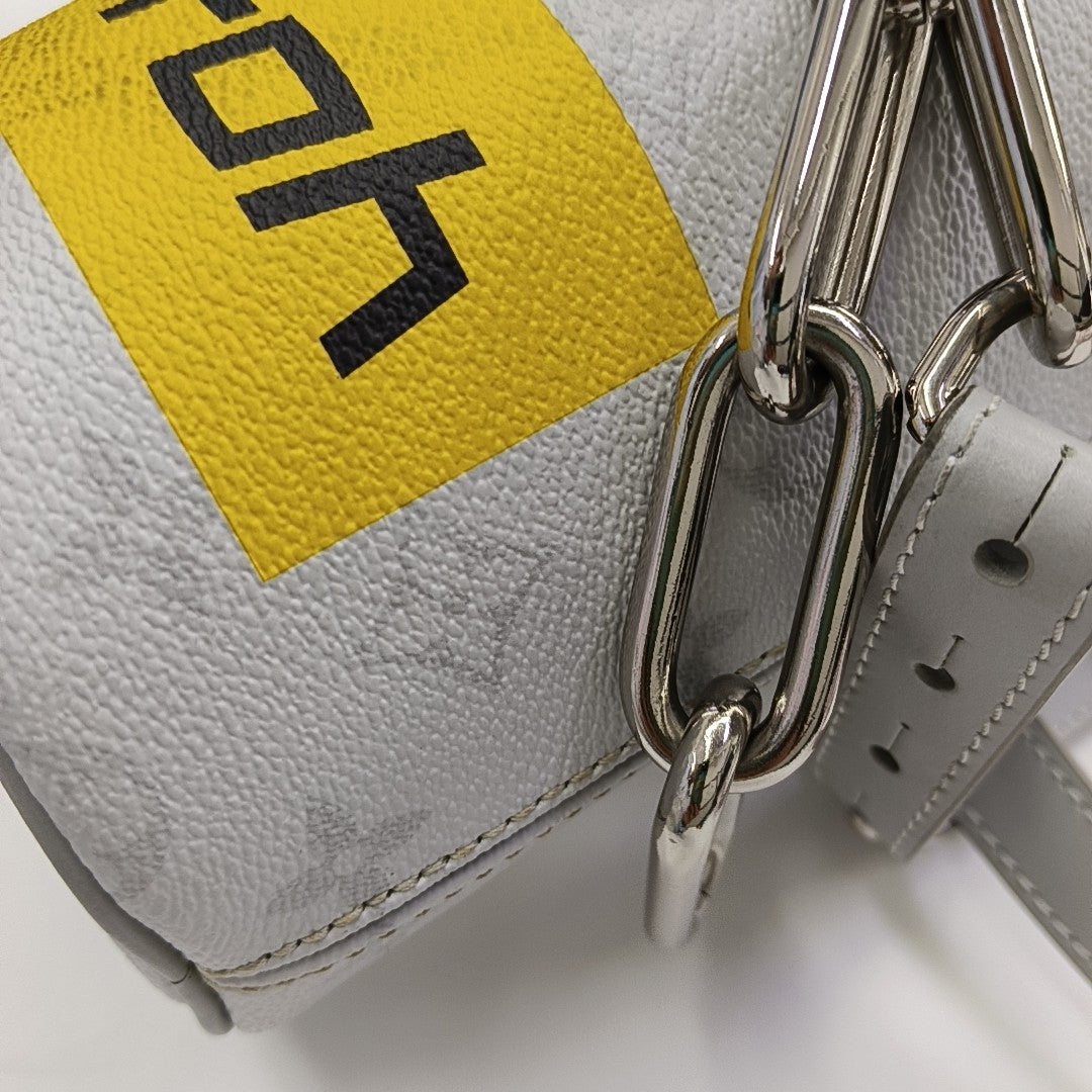 CHALK Monogram Coated Canvas Gray