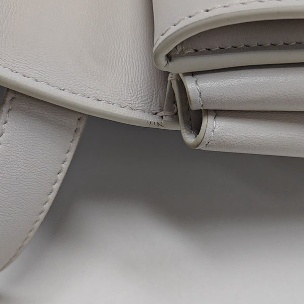 The Clip Calfskin White
