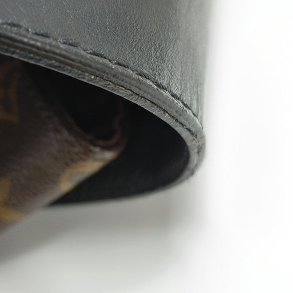 PALK Monogram Coated Canvas Brown