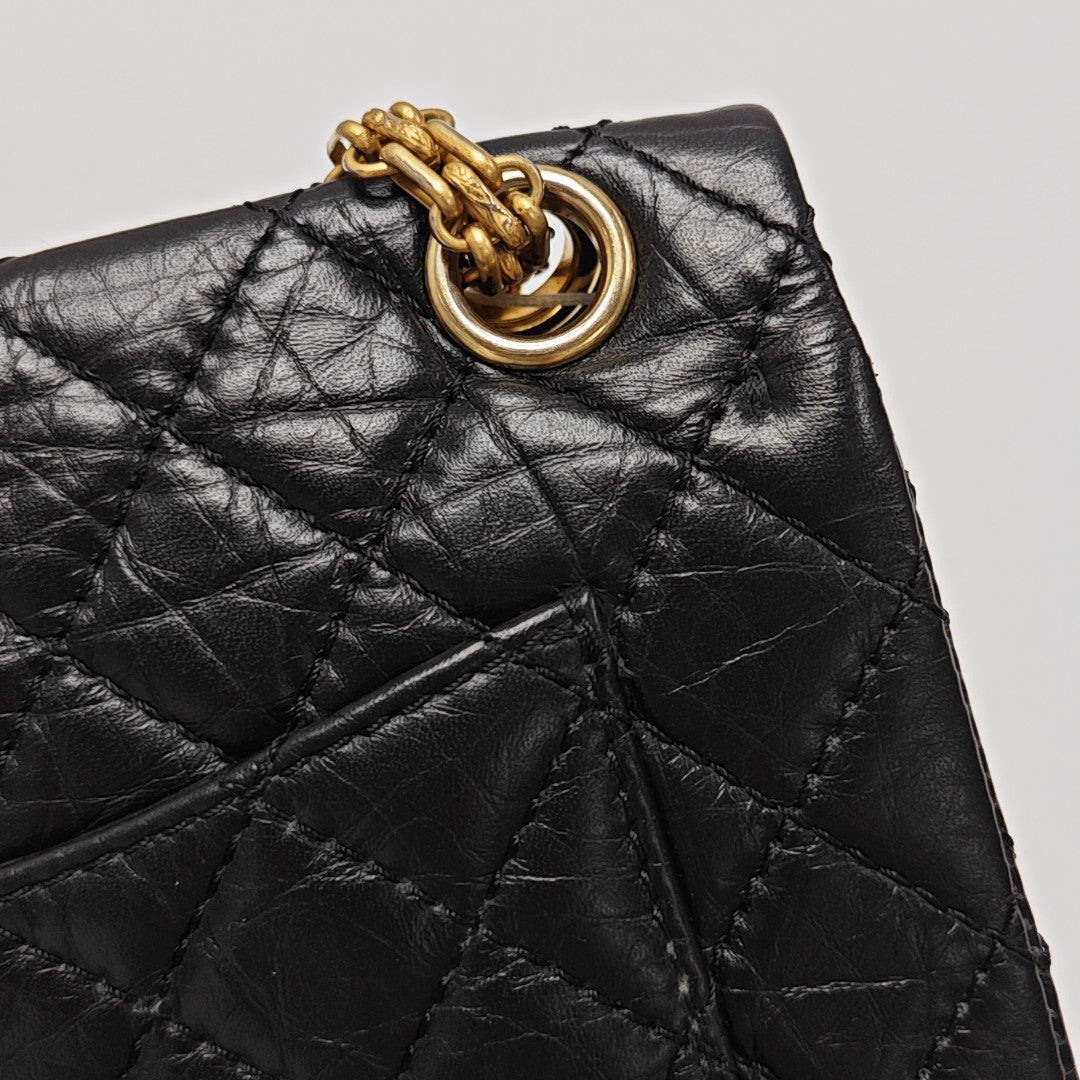 2.55 224 (mini) Quilted Vintage Calf Black