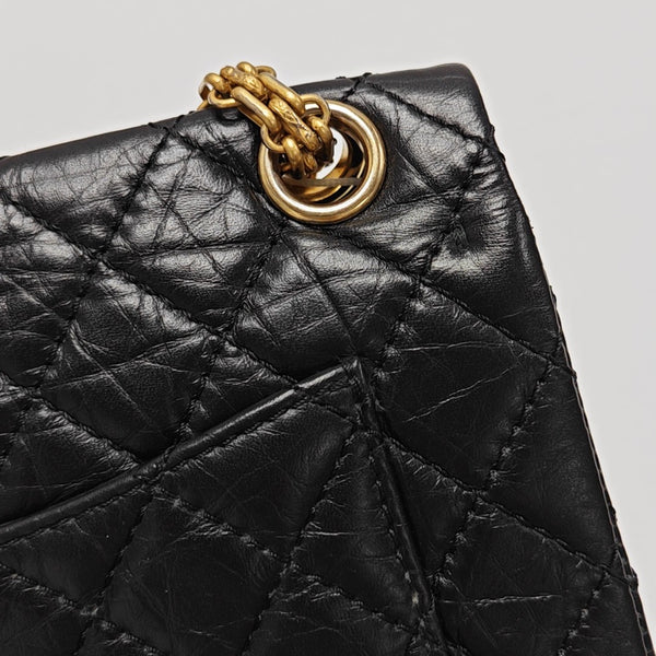 2.55 224 (mini) Quilted Vintage Calf Black