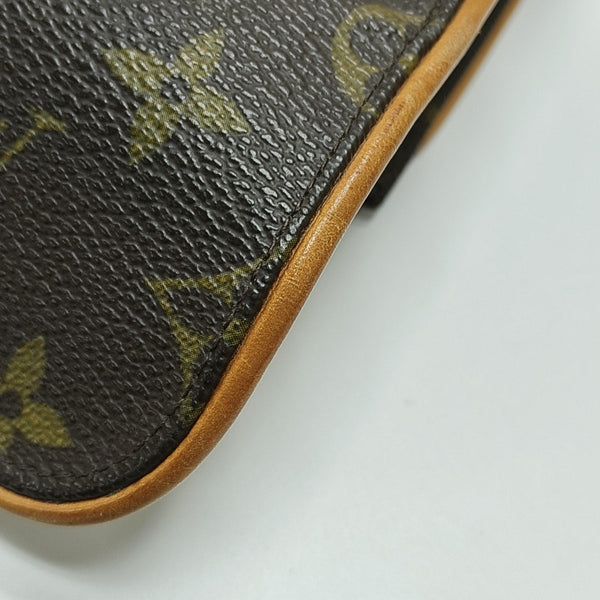 FLORENTINE Monogram Coated Canvas Brown