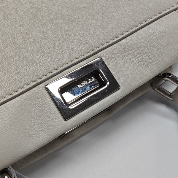 Peekaboo Mini Calfskin White