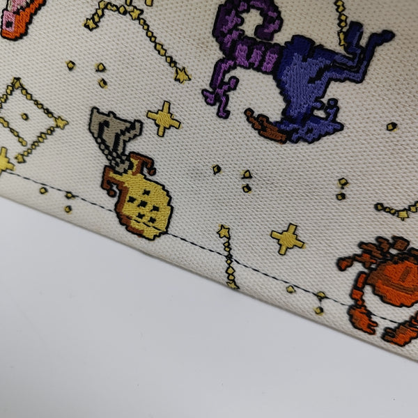Book Tote Large Canvas White