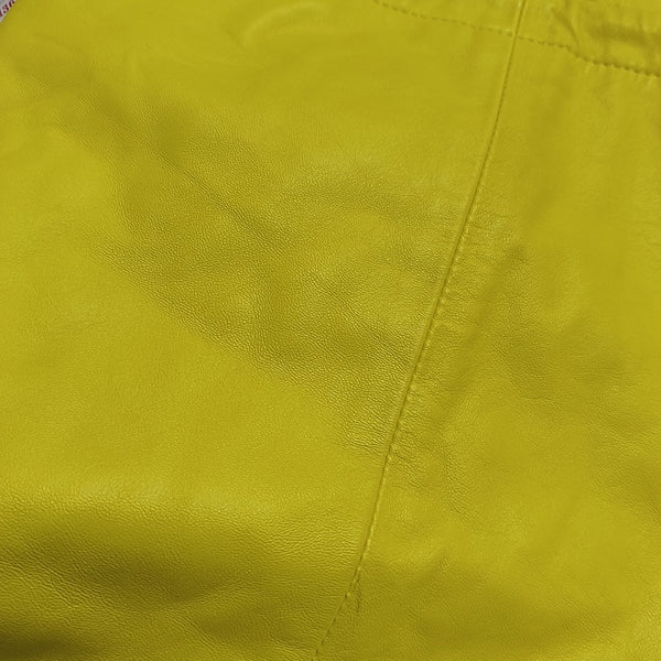 CRYSTAL POUCH Small Lambskin Yellow
