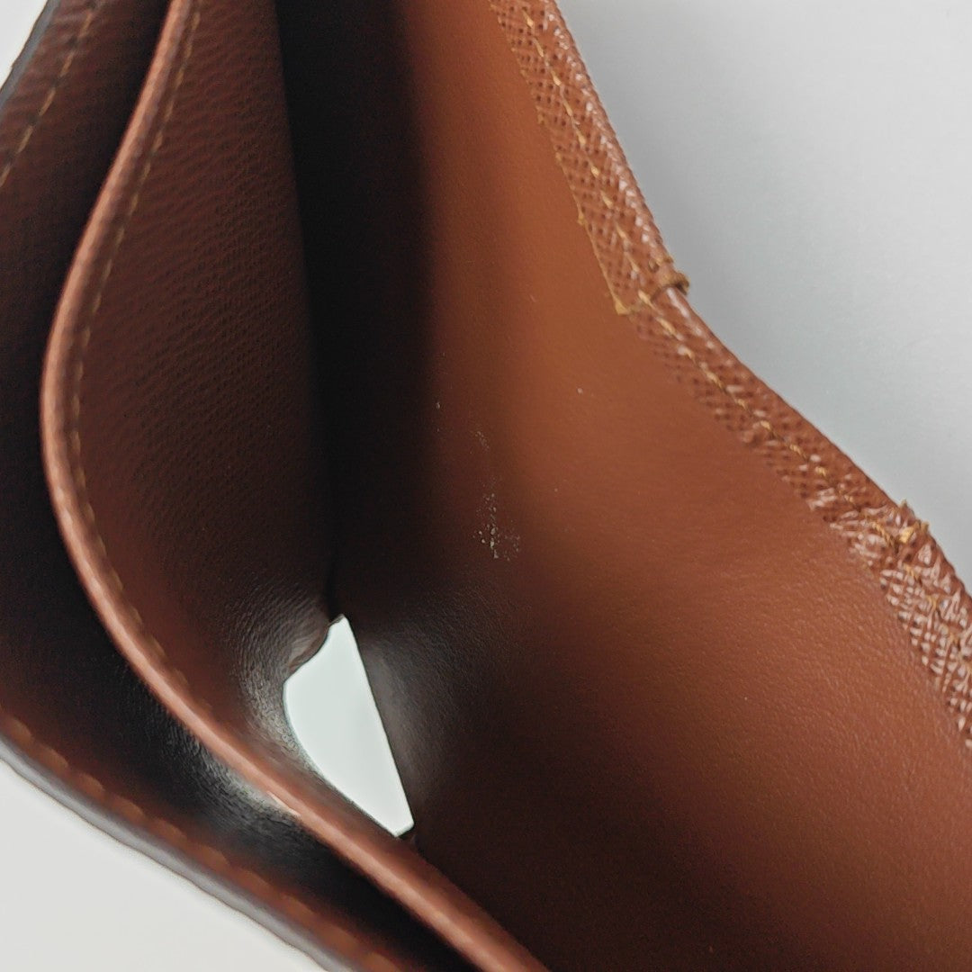 MULTIPLE Monogram Coated Canvas Brown Card Holder