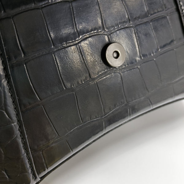 Hourglass S Calfskin Black