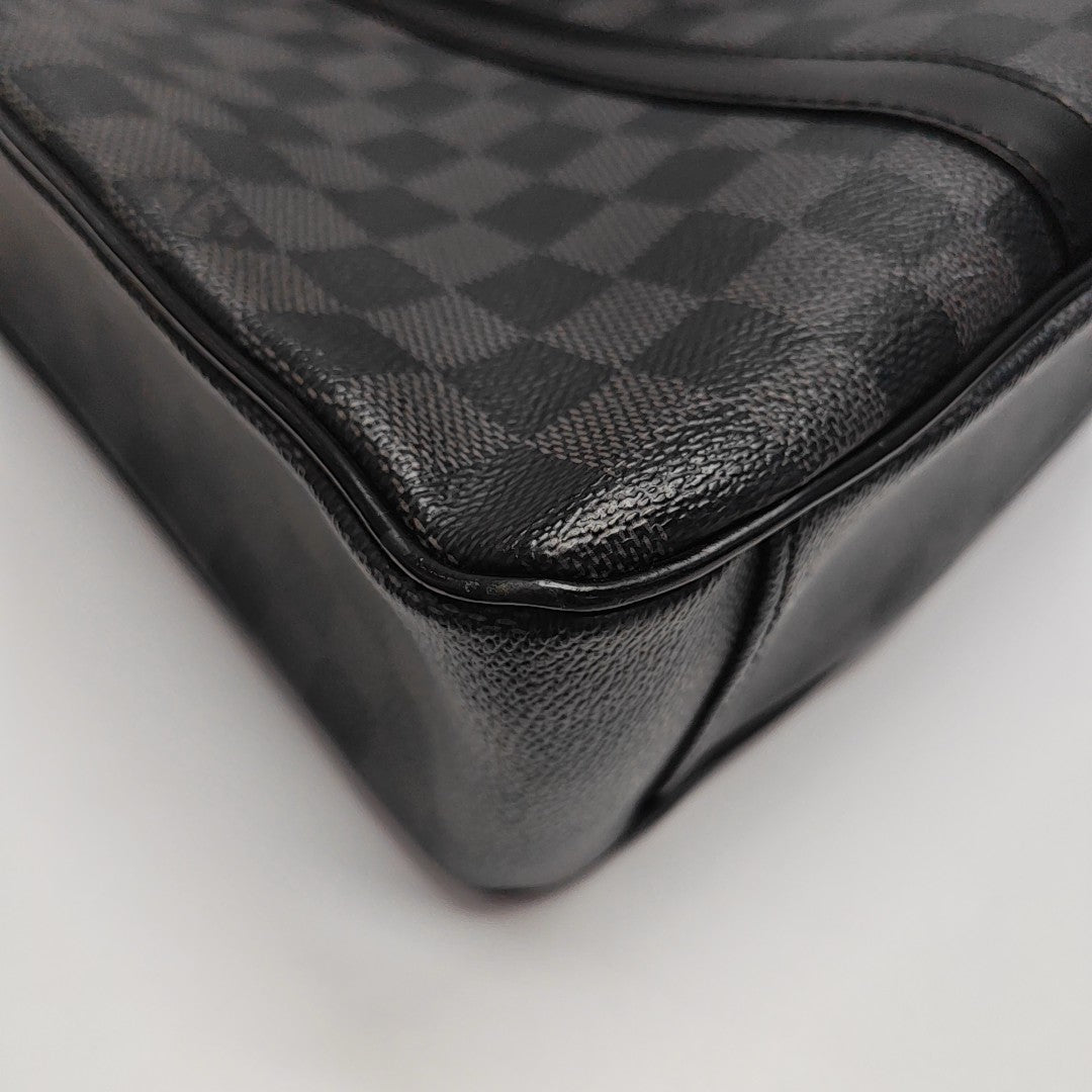 TADAO Damier Graphite Coated Canvas Gray