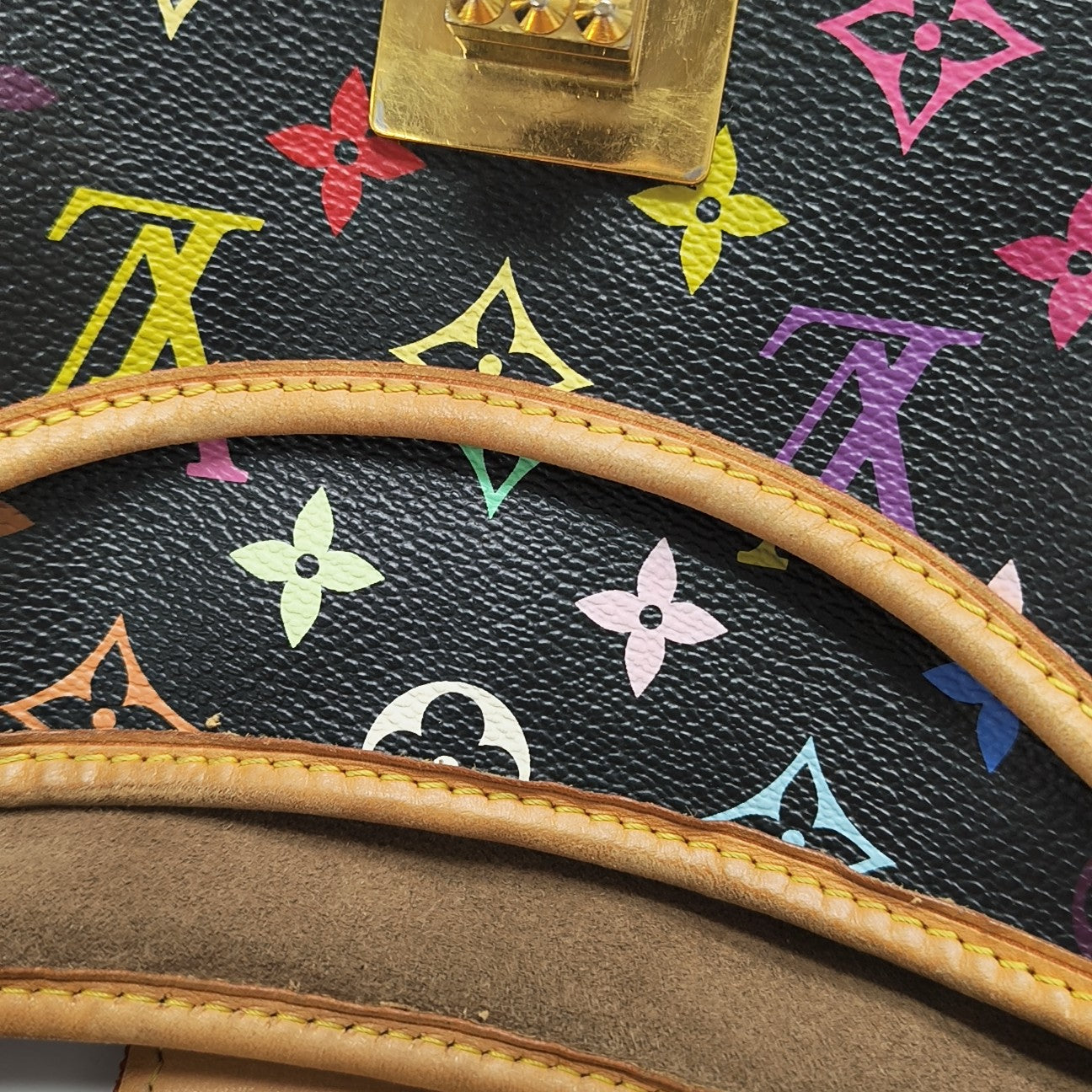 LV × TM ANNIE GM Monogram Coated Canvas Black