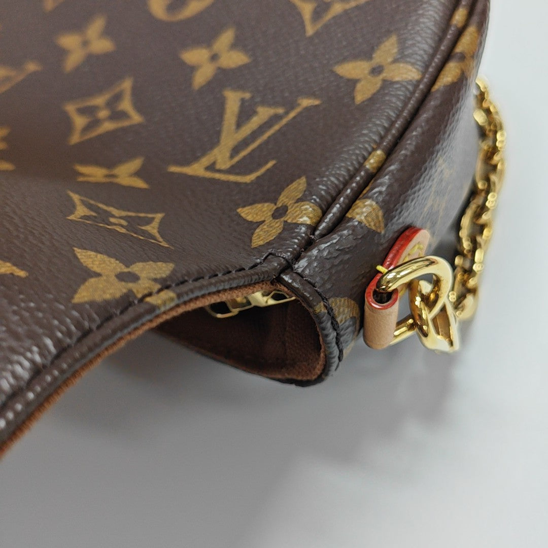 IVY Monogram Coated Canvas Brown