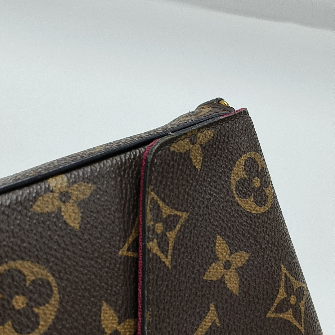 FÉLICIE Monogram Coated Canvas Brown