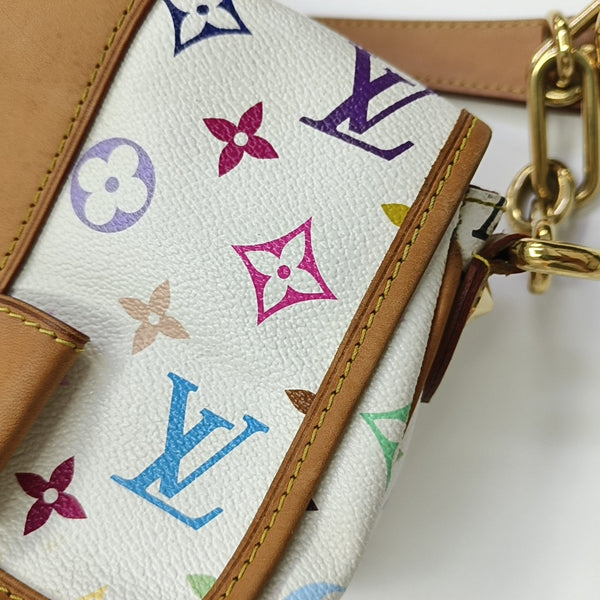 LV × TM ANNIE Monogram Coated Canvas White