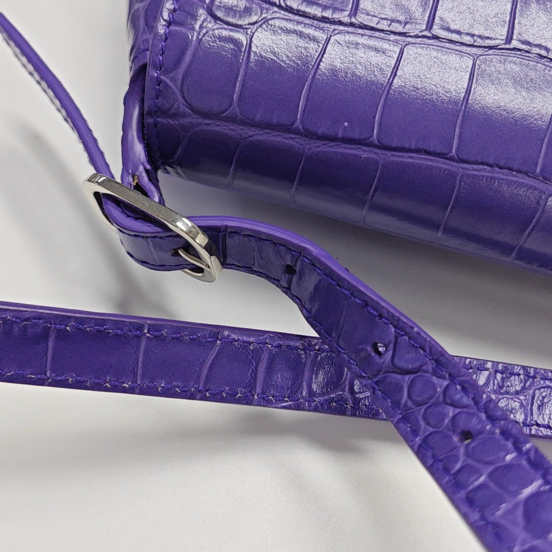 Hourglass Small Calfskin Purple