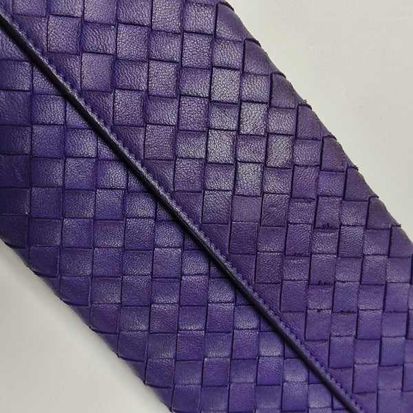 Calfskin Wallet Purple