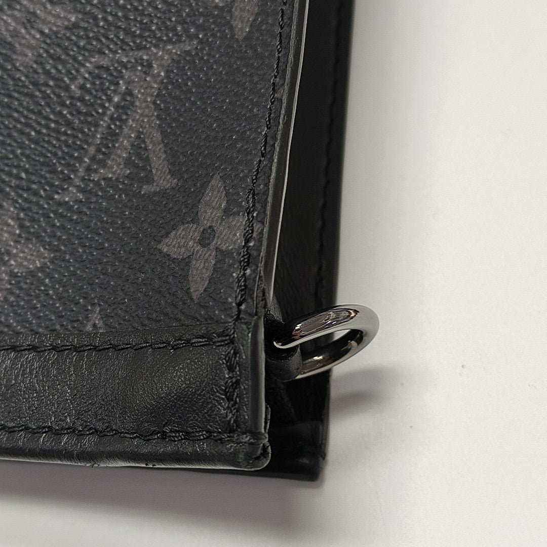 GASTON Monogram Coated Canvas Black