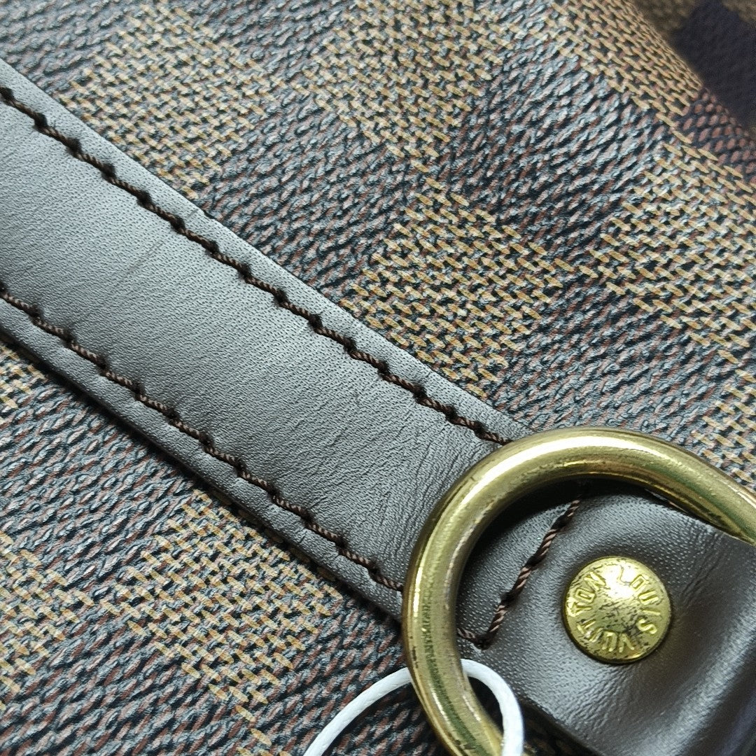 SPEEDY 25 Damier Ebene Coated Canvas Brown
