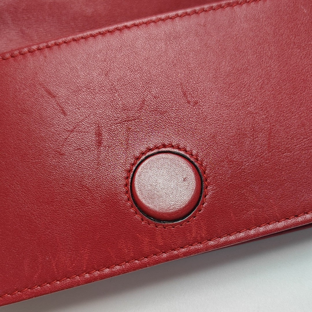 GG Marmont Super Mini Quilted Calfskin Red