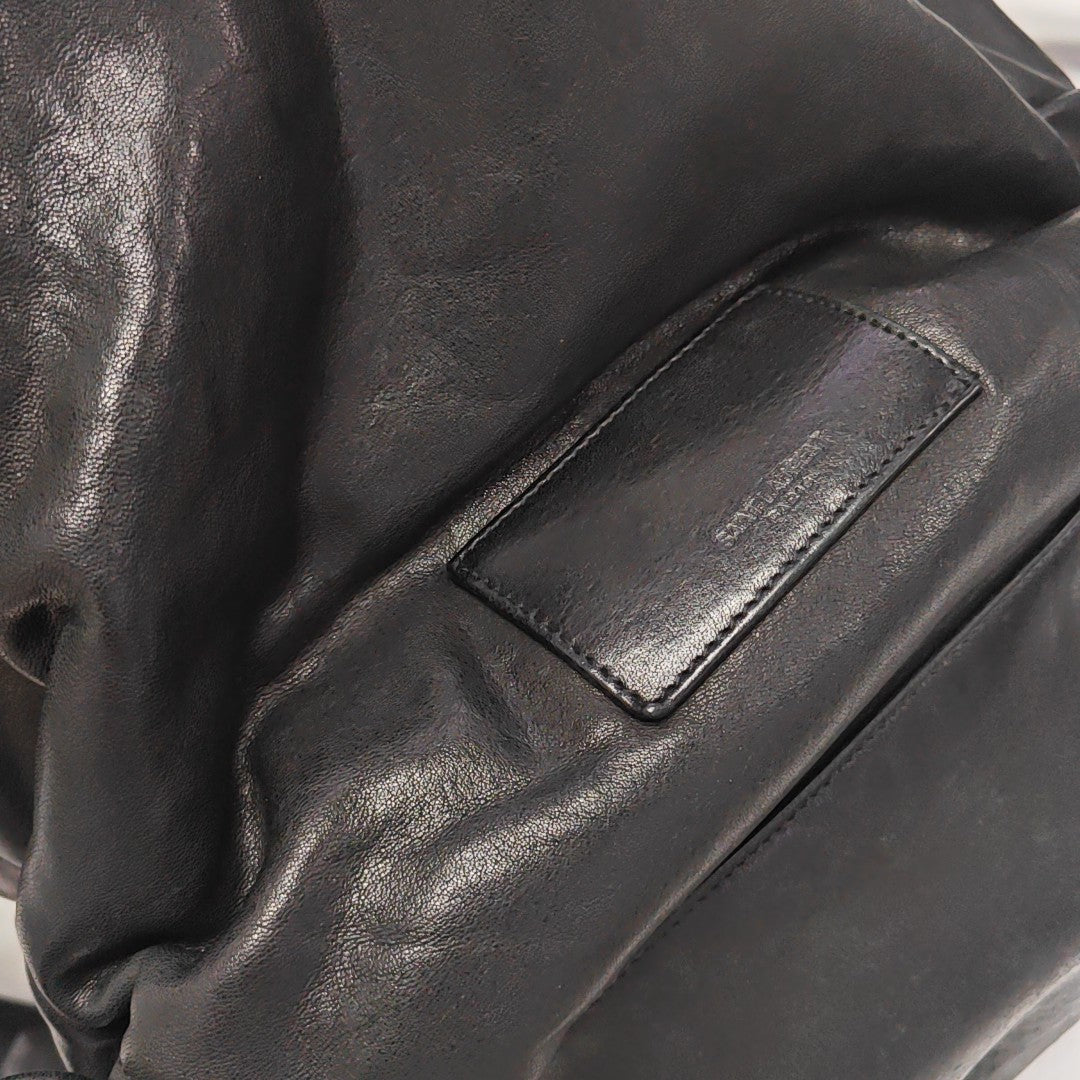 Calfskin Backpack Black