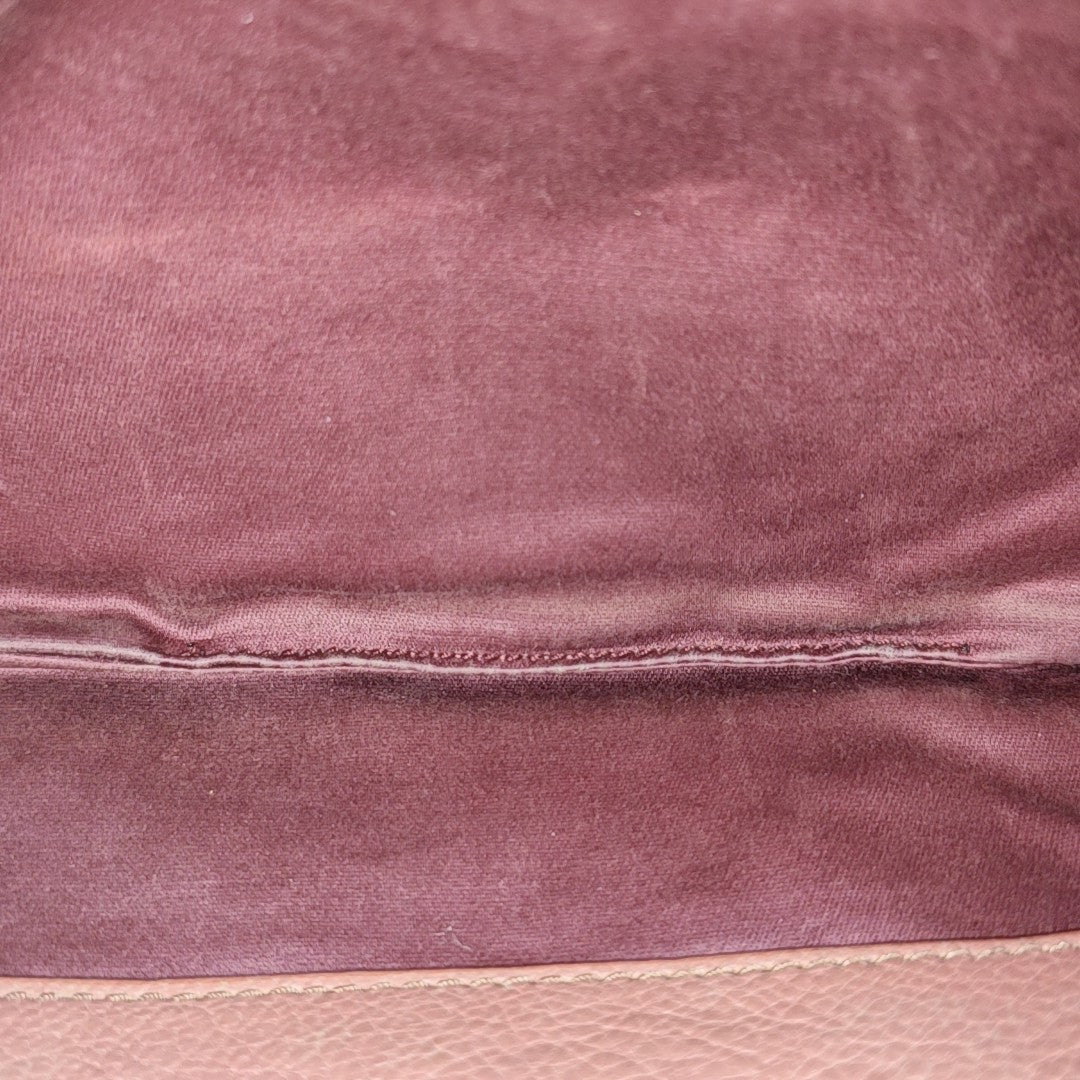 Calfskin Shoulder Bag Pink
