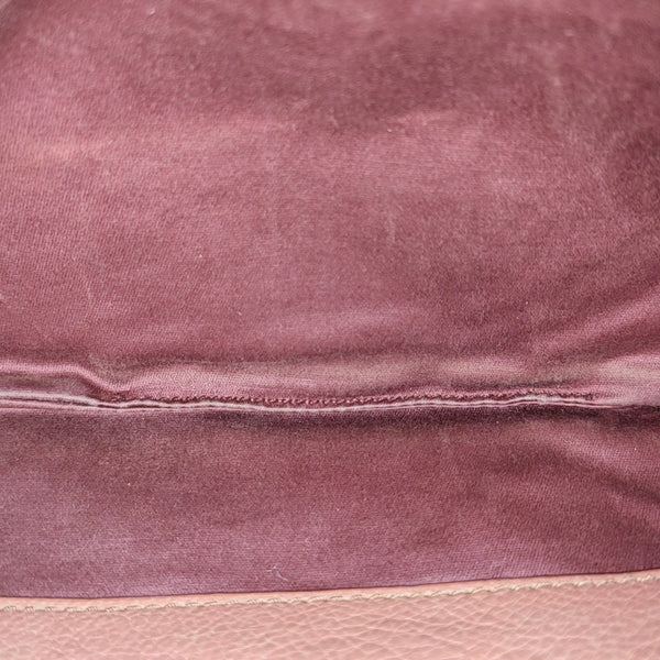 Calfskin Shoulder Bag Pink