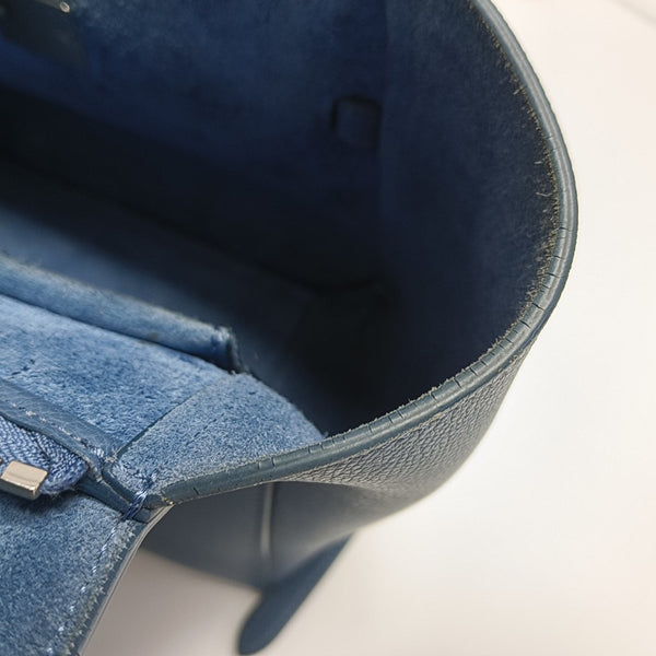 BELT Micro Calfskin Blue
