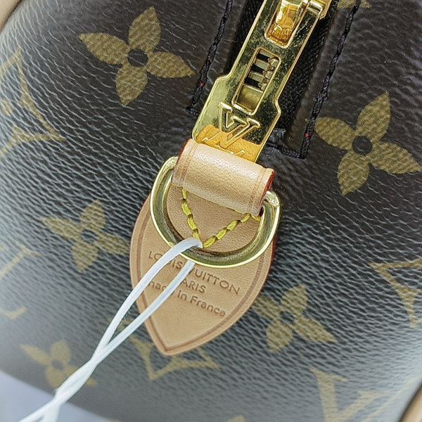 SPEEDY 20 Monogram Coated Canvas Brown