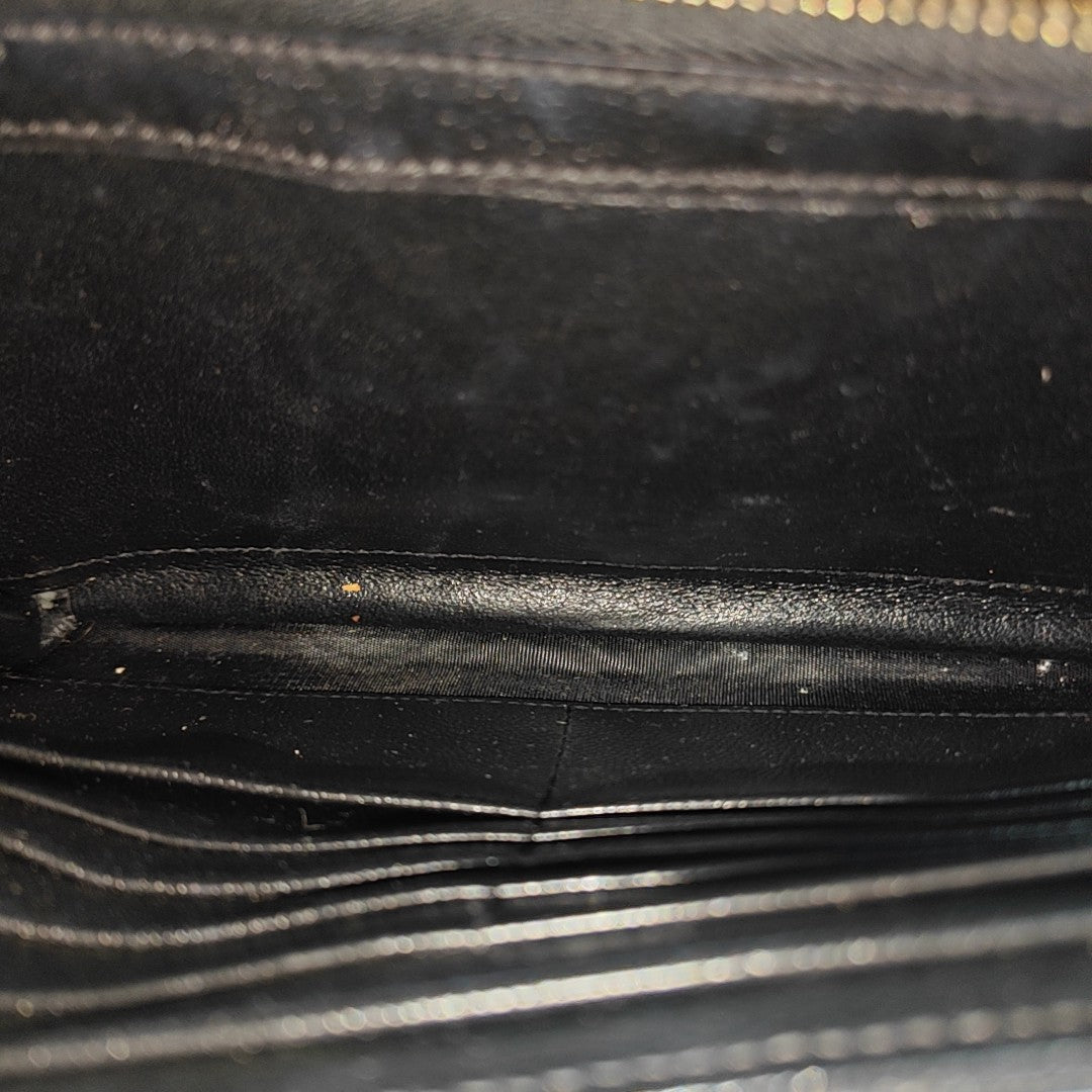 MONOGRAM Medium Chevron Calfskin Black