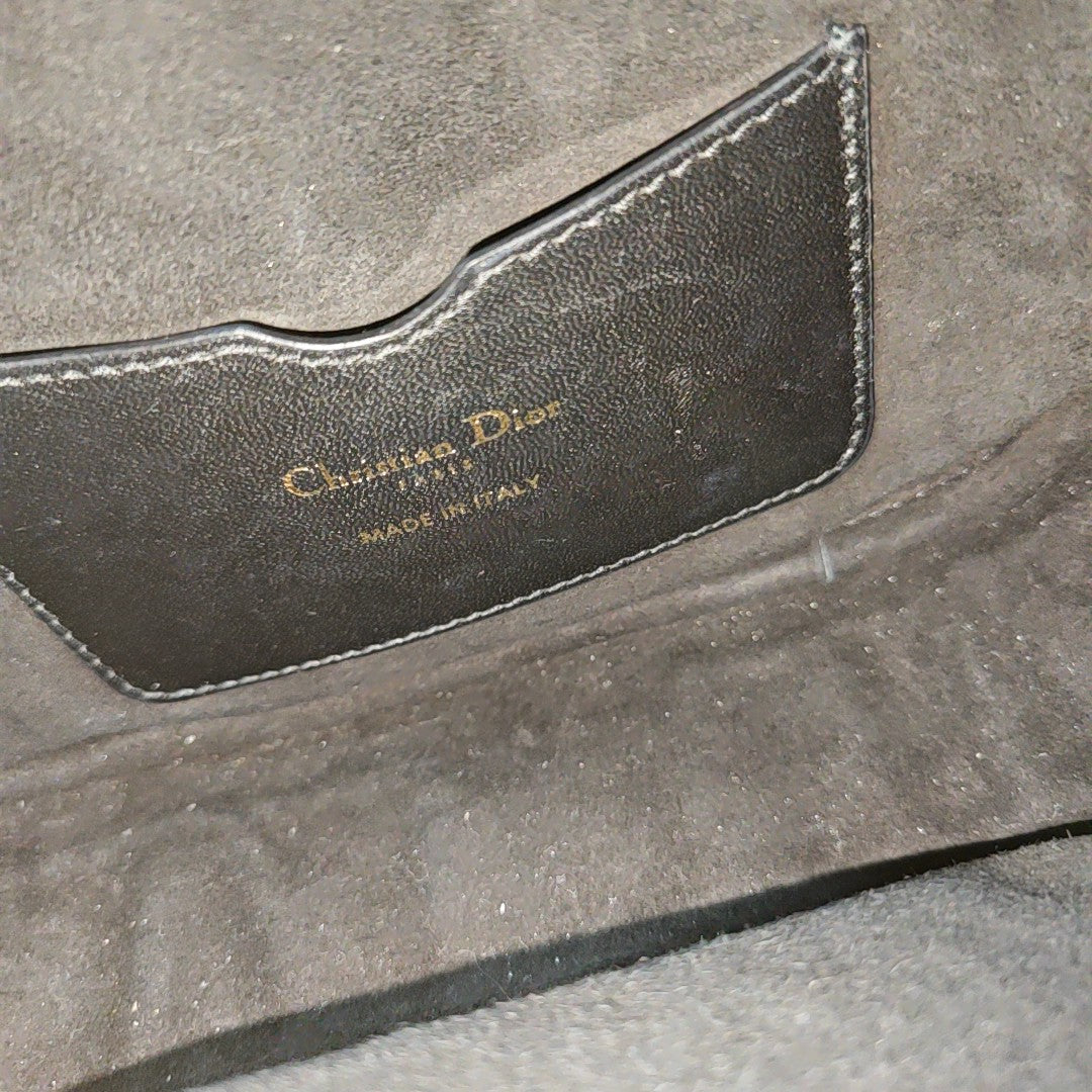 Dior Vibe Hobo Quilted Lambskin Black