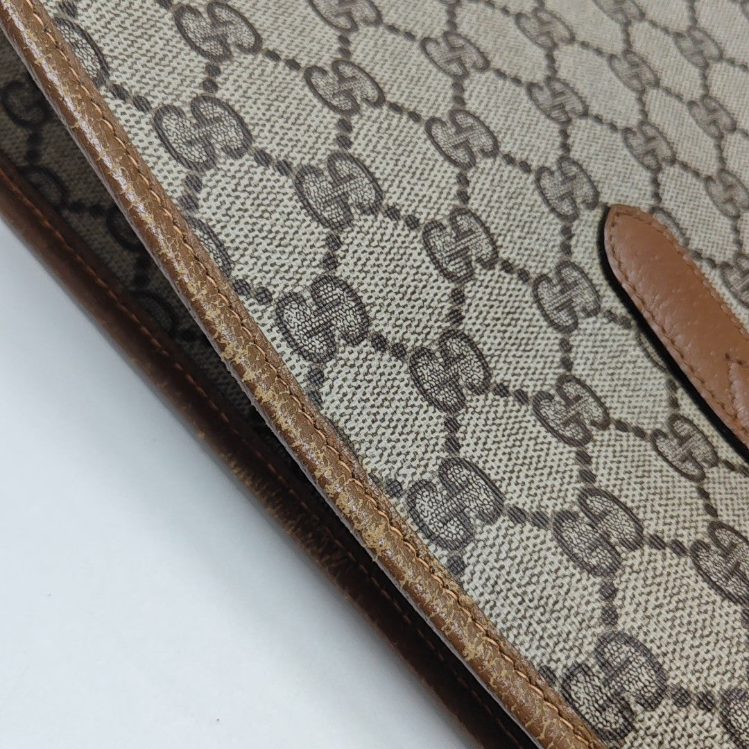 Monogram Coated Canvas Tote Bag Beige