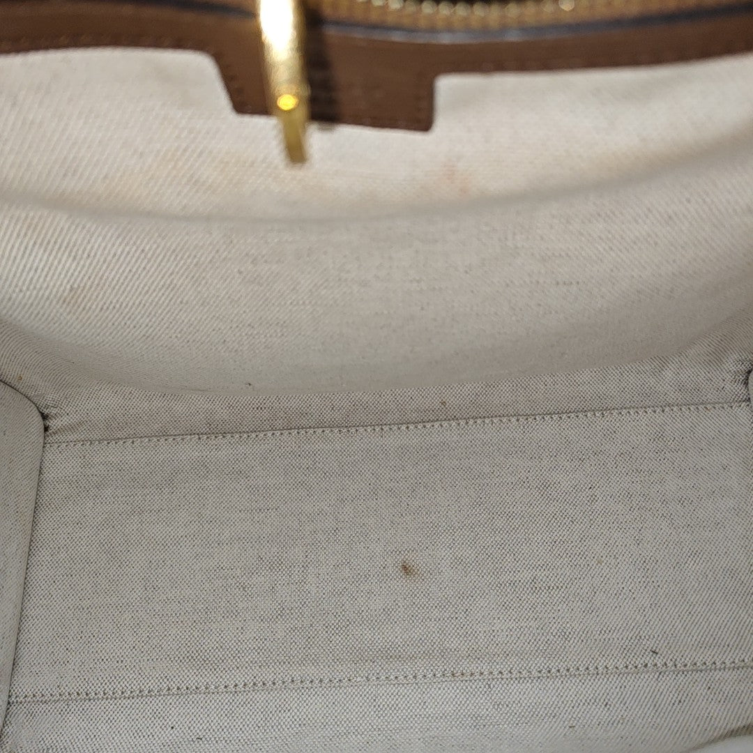 Retro Small Monogram Coated Canvas Brown