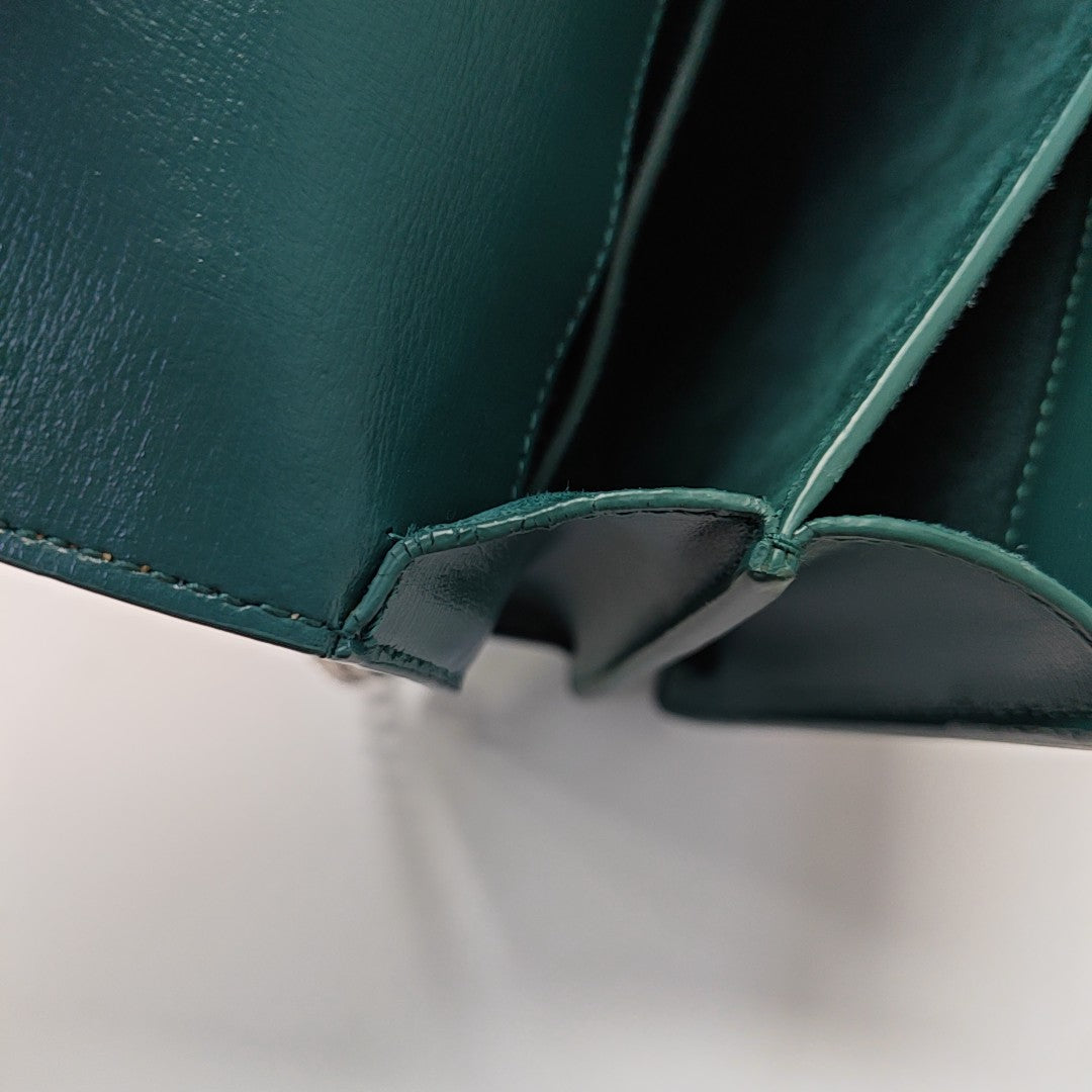 SUNSET Medium Calfskin Green