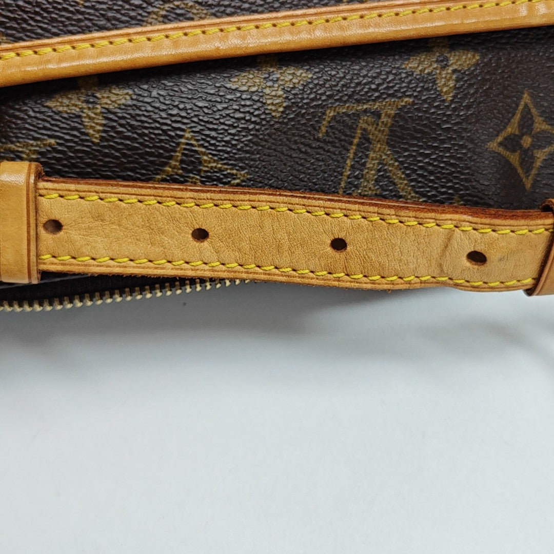 POPINCOURT Monogram Coated Canvas Brown